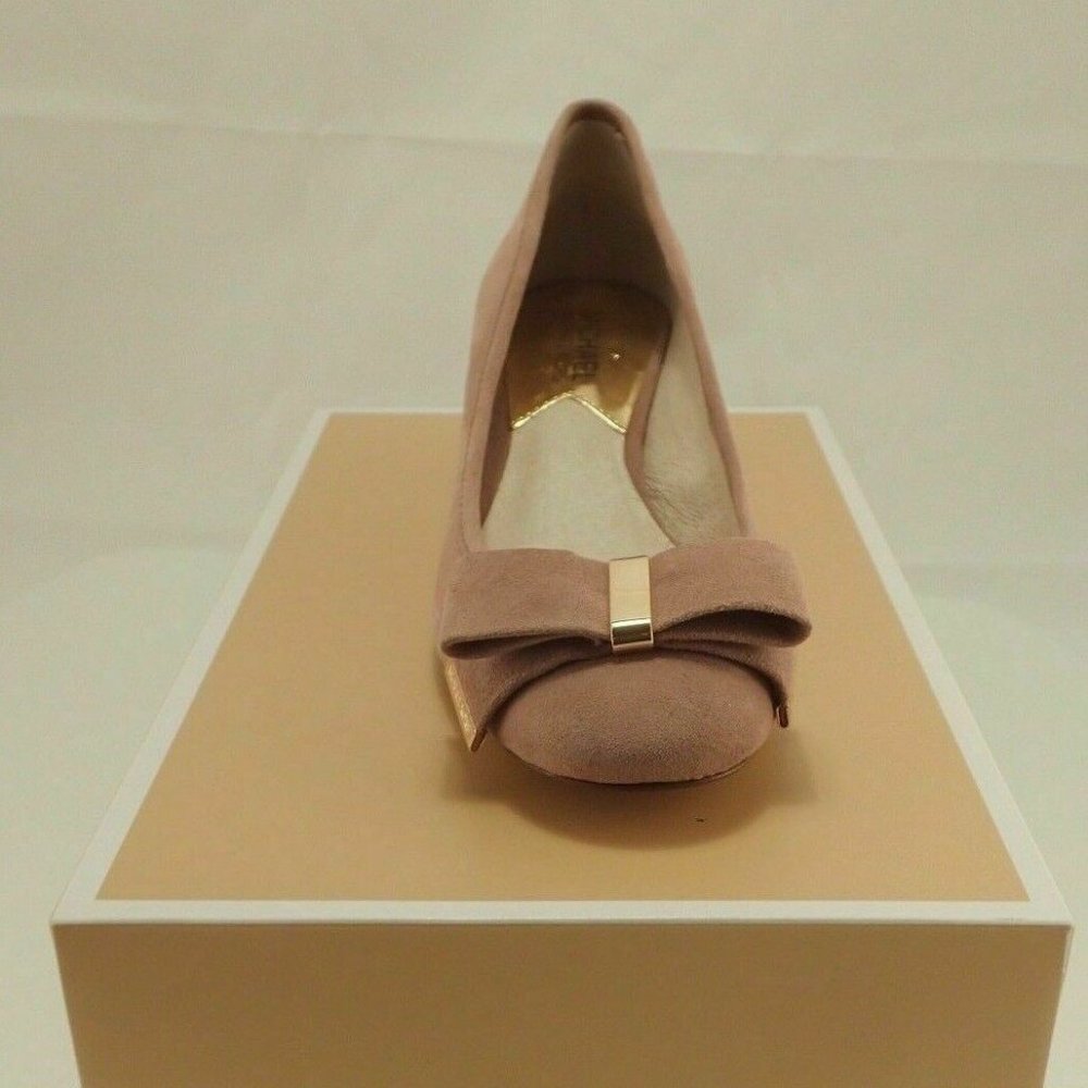 Michael Kors Kiera Bow Mid Pump Shoes 8.5 NEW IN BOX - Picture 4 of 6